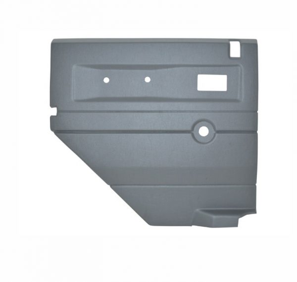 LAND ROVER DEFENDER MANUAL WINDOWS - LIGHT GREY SECOND ROW DOOR CARD LH - DA2493