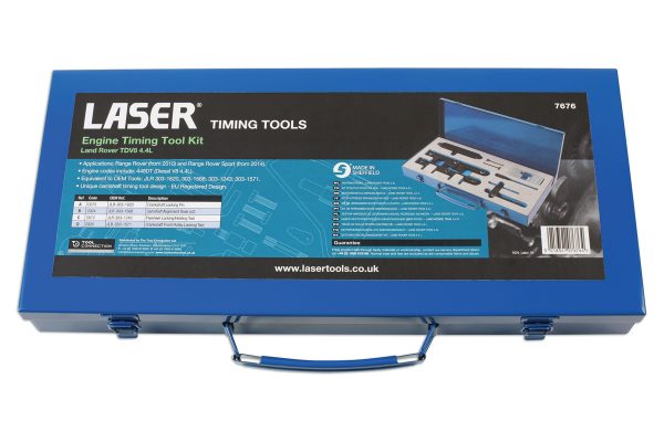 7676 Timing Tool Kit - for Land Rover TDV8 4.4L - Image 4