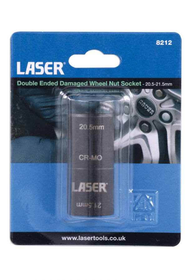 8212 Double Ended Damaged Wheel Nut Socket 20.5x21.5mm - Image 2
