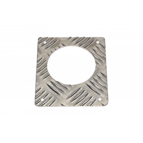 Land Rover Defender 90 TD5 ON - Silver Fuel Filler Chequer Trim -RE5676 - Image 2