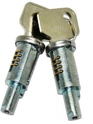 LAND ROVER DEFENDER NEW DOOR LOCK BARREL SET, BARRELS & KEYS MUC4146 (1984-1987)