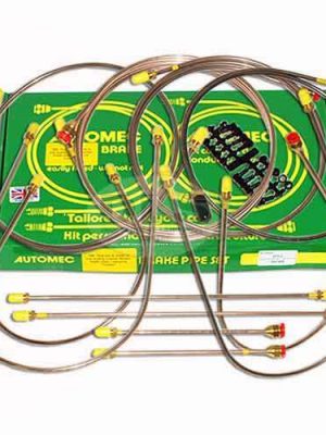 LAND ROVER SERIES 3 LWB RHD - Brake Pipe Set dual line Jul`80 on DA7408