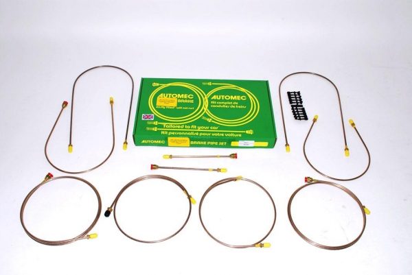 LAND ROVER SERIES 3 SWB RHD  Brake Pipe Set dual line to1980 DA7409