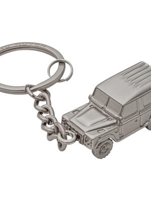 Defender 3D Metal Keyring