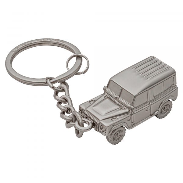 Defender 3D Metal Keyring