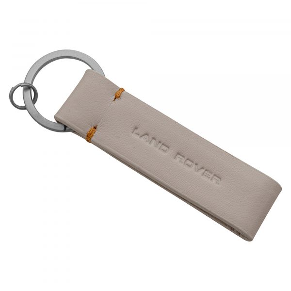 Land Rover loop keyring (ivory)