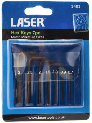 Laser 3403 7 Piece Hex Keys