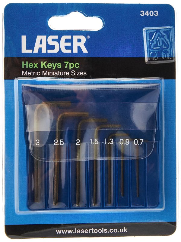 Laser 3403 7 Piece Hex Keys