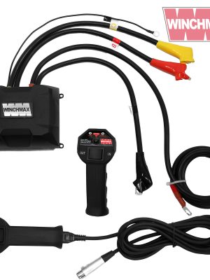 WINCHMAX COMPLETE 12V WINCH CONTROL BOX FOR UP TO 20,000LB. TWIN WIRELESS REMOTES.