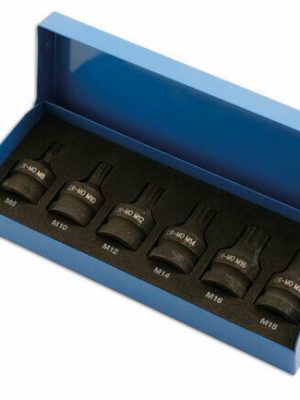 Laser 4939 Spline Bit Set - 1/2"D 6 piece
