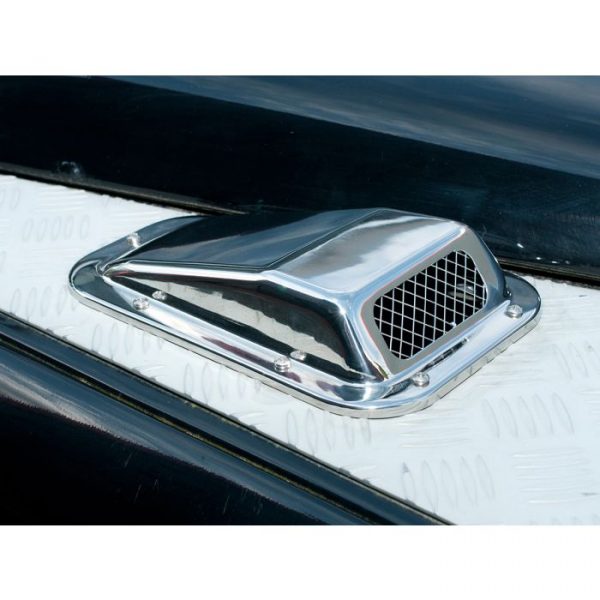 DEFENDER RH AND LH STAINLESS STEEL BONNET VENT - Image 2