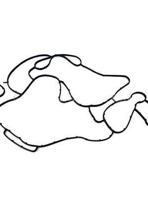 RANGE ROVER L322 & SPORT 368DT 3.6L 8cyl OIL COOLER SEAL LR002340