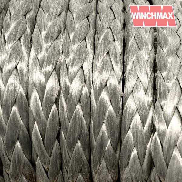PREMIUM QUALITY SYNTHETIC WINCH ROPE 30M X 12MM, SCREW FIX & COMPETITION HOOK [1192] - Image 5