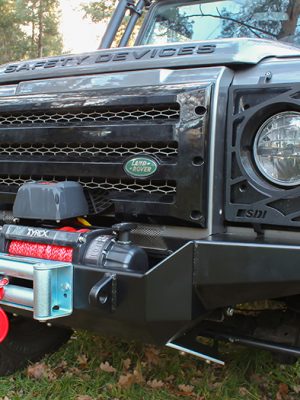 Safety Devices Stepped Winch Front Bumper