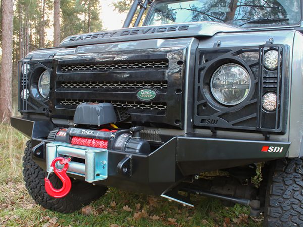 Safety Devices Stepped Winch Front Bumper