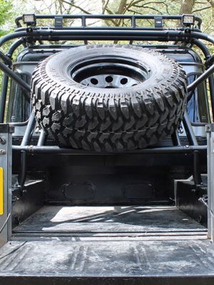 Safety Devices Lift-up Spare Wheel Carrier