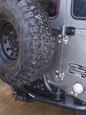 Safety Devices Swing-Away Spare Wheel Carrier