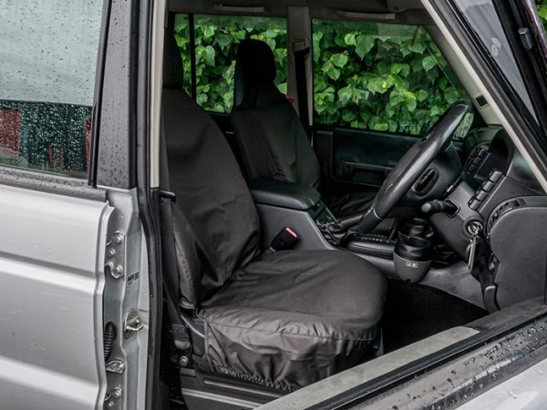 Land Rover Discovery 2 Waterproof Front Seat Covers DA3662BLACK