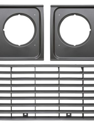 Land Rover Defender 90 110 Brunel Grey Front Grille Kit - DA1157