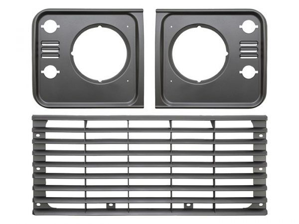 Land Rover Defender 90 110 Brunel Grey Front Grille Kit - DA1157