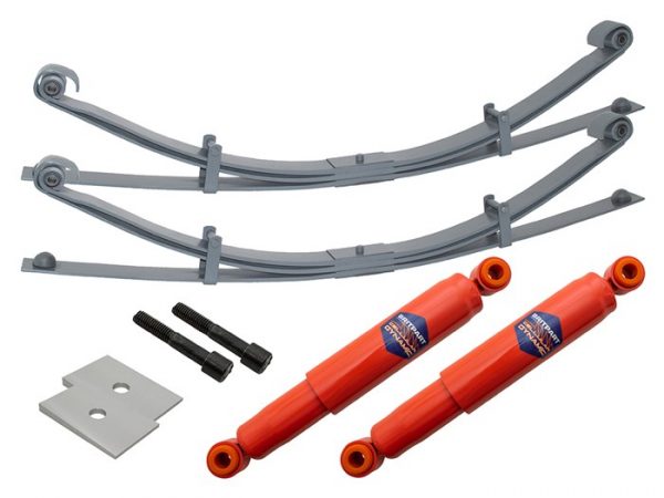 Land Rover Series SWB Rear 3 Leaf Parabolic Spring Kit DA2781