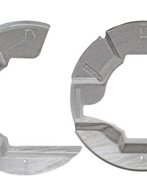 Front Brake Mud Shields (Pair) - Land Rover Defender (Up To KA930455) - DA2860