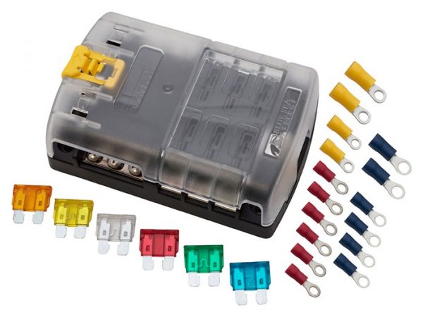 6-Way Fuse Box Kit with Crimps