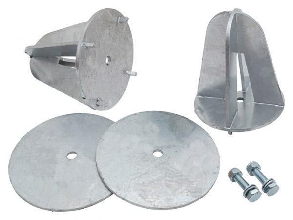 Rear Dislocation Cones Pair (Galvanised) Defender 110  DA1965