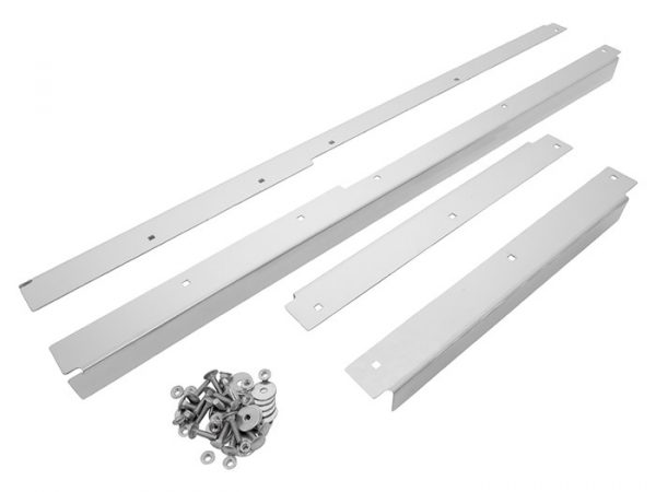 Land Rover Defender Front/Rear Stainless Steel Door Threshers - DA4793