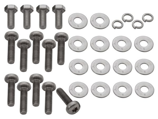 Land Rover Defender Series Rear Crossmember Stainless Steel Bolt Set - DA4795