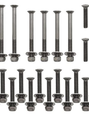 Land Rover Defender 90 110 PUMA Front Door Stainless Steel Bolt Kit - DA1133P