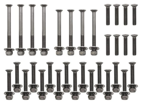 Land Rover Defender 90 110 PUMA Front Door Stainless Steel Bolt Kit - DA1133P