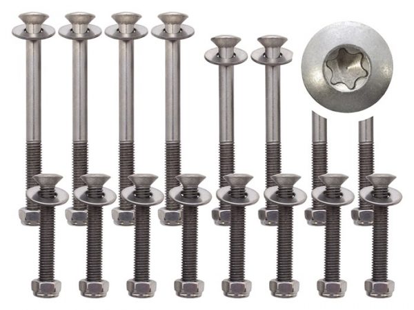 Land Rover Defender Puma 110 2nd Row Door Bolt Kit - DA1260P