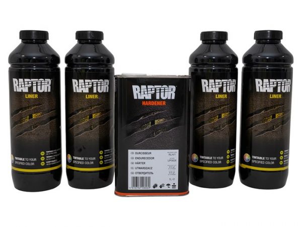 U-POL Raptor 4 Litre Land Rover Protective Paint Coating Kit Tintable - DA6384