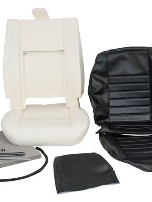 Land Rover Defender Outer Seat Black Re-trim Kit - DA5629