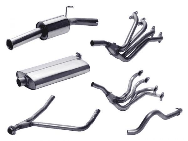 Stainless Steel Sports Exhaust System with Tubular Manifold