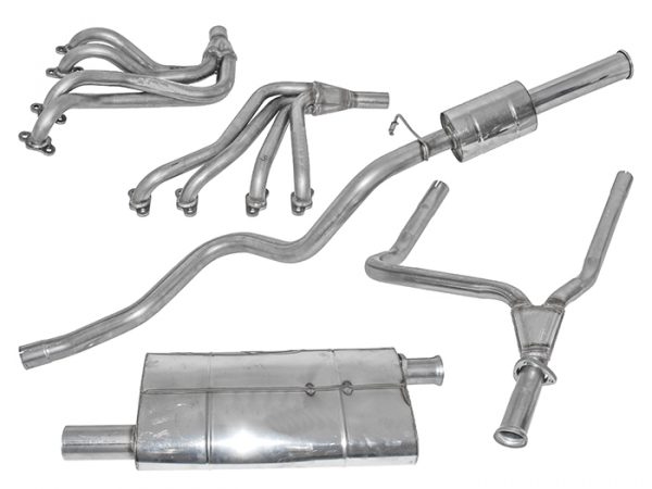 Stainless Steel Sports Exhaust System with Tubular Manifold