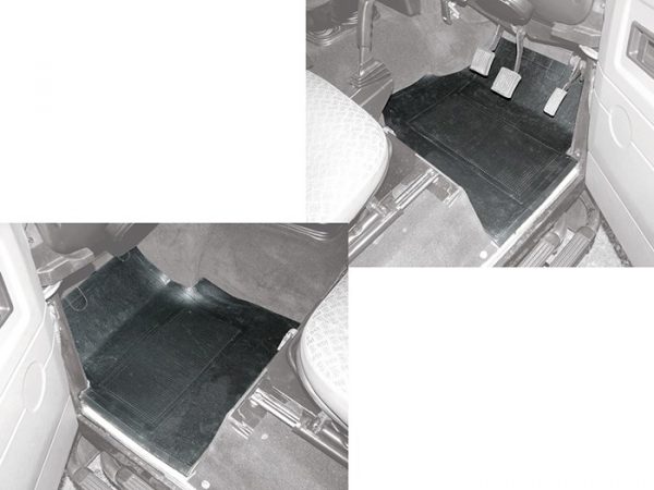 Heavy-Duty Rubber Mat Set with Foam Backing