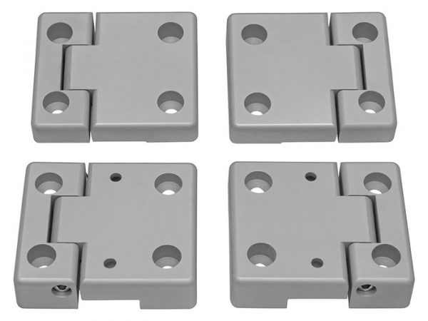 LAND ROVER DEFENDER Aluminium Door Hinge Set with Fixings (DA1131)