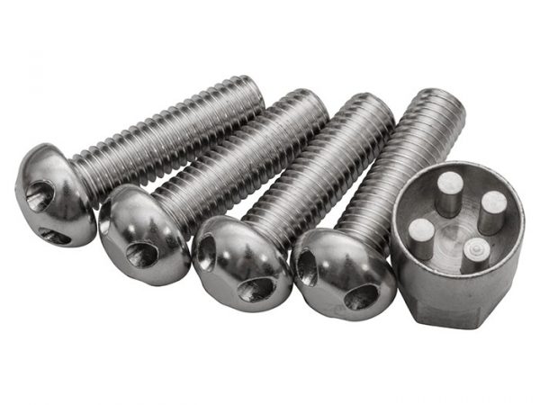 Stainless Steel Tamperproof Bolt Set (M10 x 35) Qty: 4 - DA7334