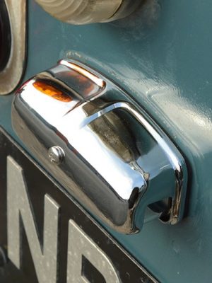 Chrome Number Plate Light