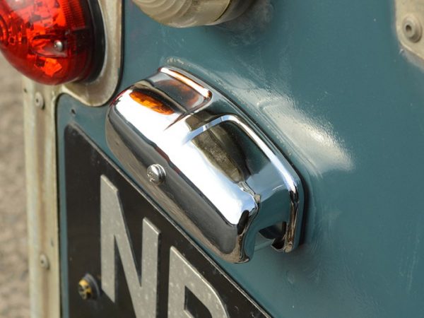 Chrome Number Plate Light