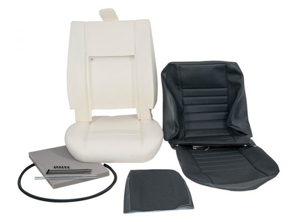 Land Rover Defender Outer Seat Black Re-trim Kit  DA5629E
