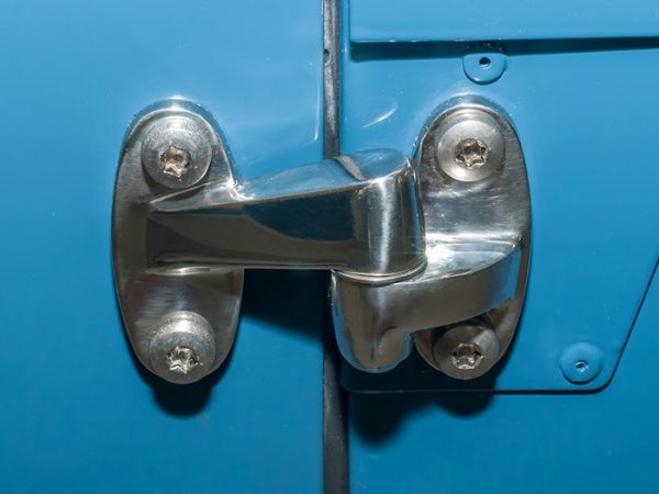 Land Rover Defender Rear End Door Stainless Steel Finish Hinge Kit DA1392