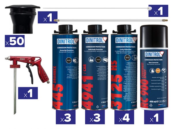 Dinitrol Rust Proofing Kit