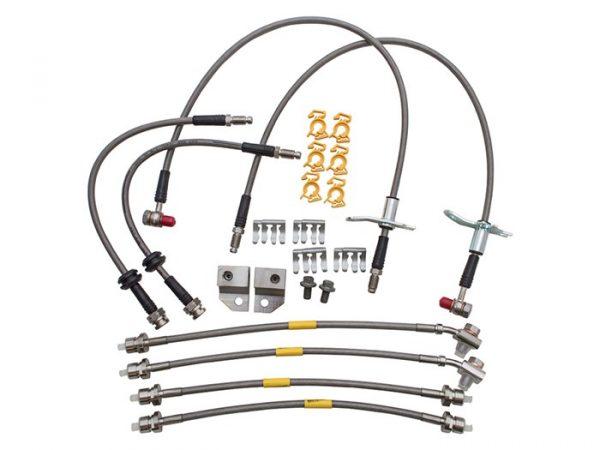 Land Rover Discovery 3/4 Range Rover Sport Braided Brake Hose Kit - DA7561