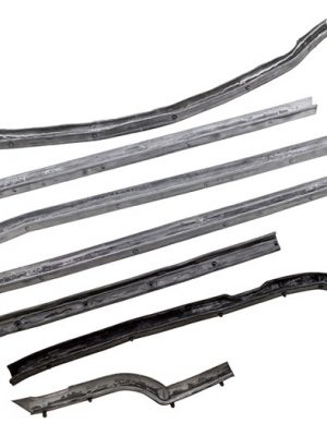Land Rover Series 2nd Row RHS Door Seal Kit (OEM Seals & Rivets) DA1496G