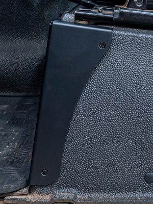 Land Rover DefenderBlack Steel Seat Box Protector (Pair)  DA7371