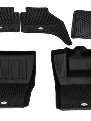 Genuine 5 Seat Rubber Floor Mat Set for New Defender 110 - VPLLE0046LR