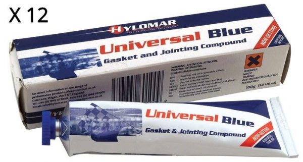 12 X Hylomar Universal Blue Fuel Resistant Sealer Jointing Gasket 100g Tube